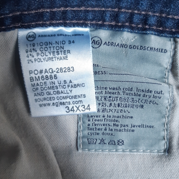 Adriano Goldschmied Nomad slim jeans size 34 - Picture 10 of 10